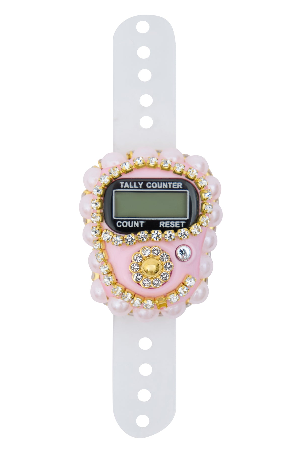 Çanta İçinde Flamlı Eşarp İnci Tesbih Taşlı Zikirmatik 10 Adet Mevlüt Hac Umre Hediyelik Set - 31