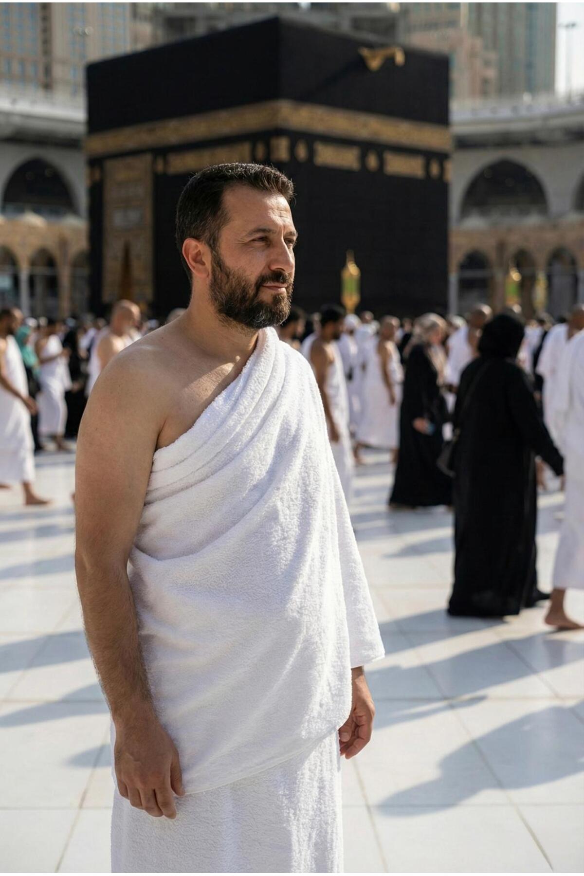 Kutulu Bambu İhram Takımı 1250 Gr Hac Umre Erkek Yumuşak Emici Hafif - 5