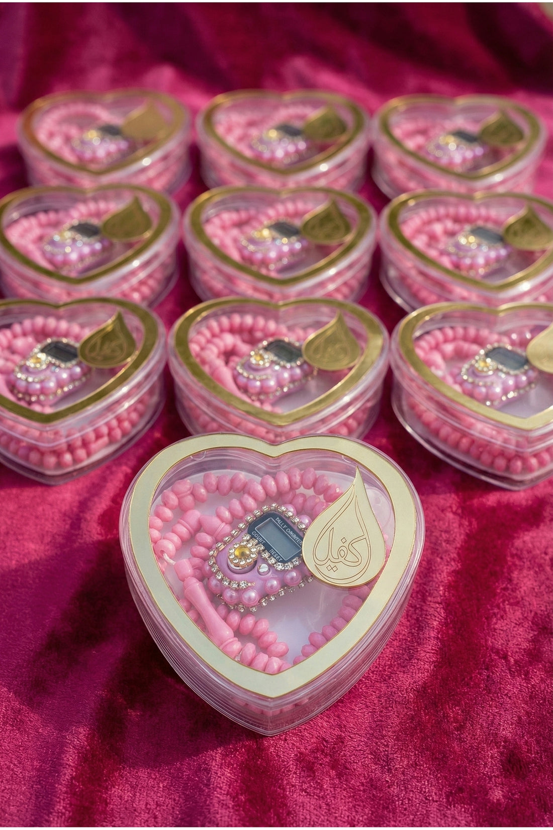 Kalpli Kutu Taşlı Zikirmatik Ve Tesbih 10’lu Mevlüt Hac Umre Hediyesi