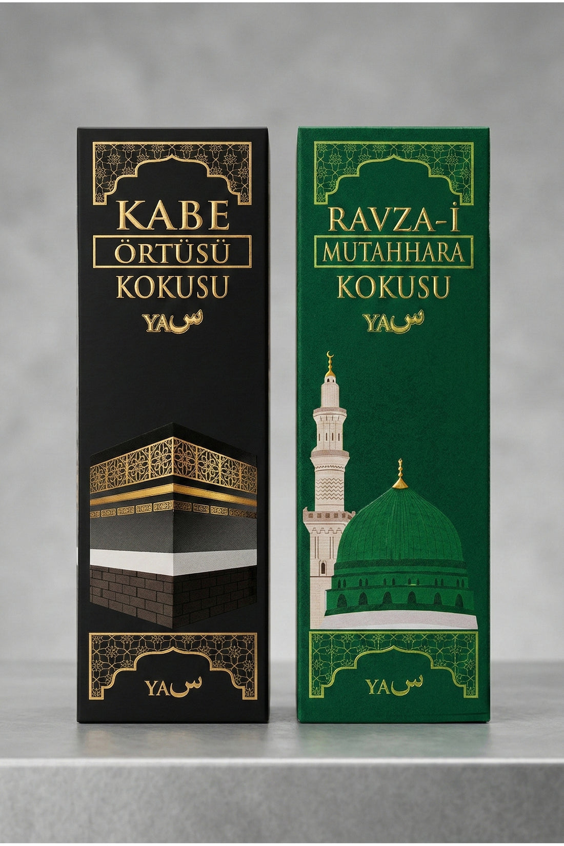 Kâbe Örtüsü & Ravza-i Mutahhara Oda ve Kumaş Kokusu Seti 400 ml x 2