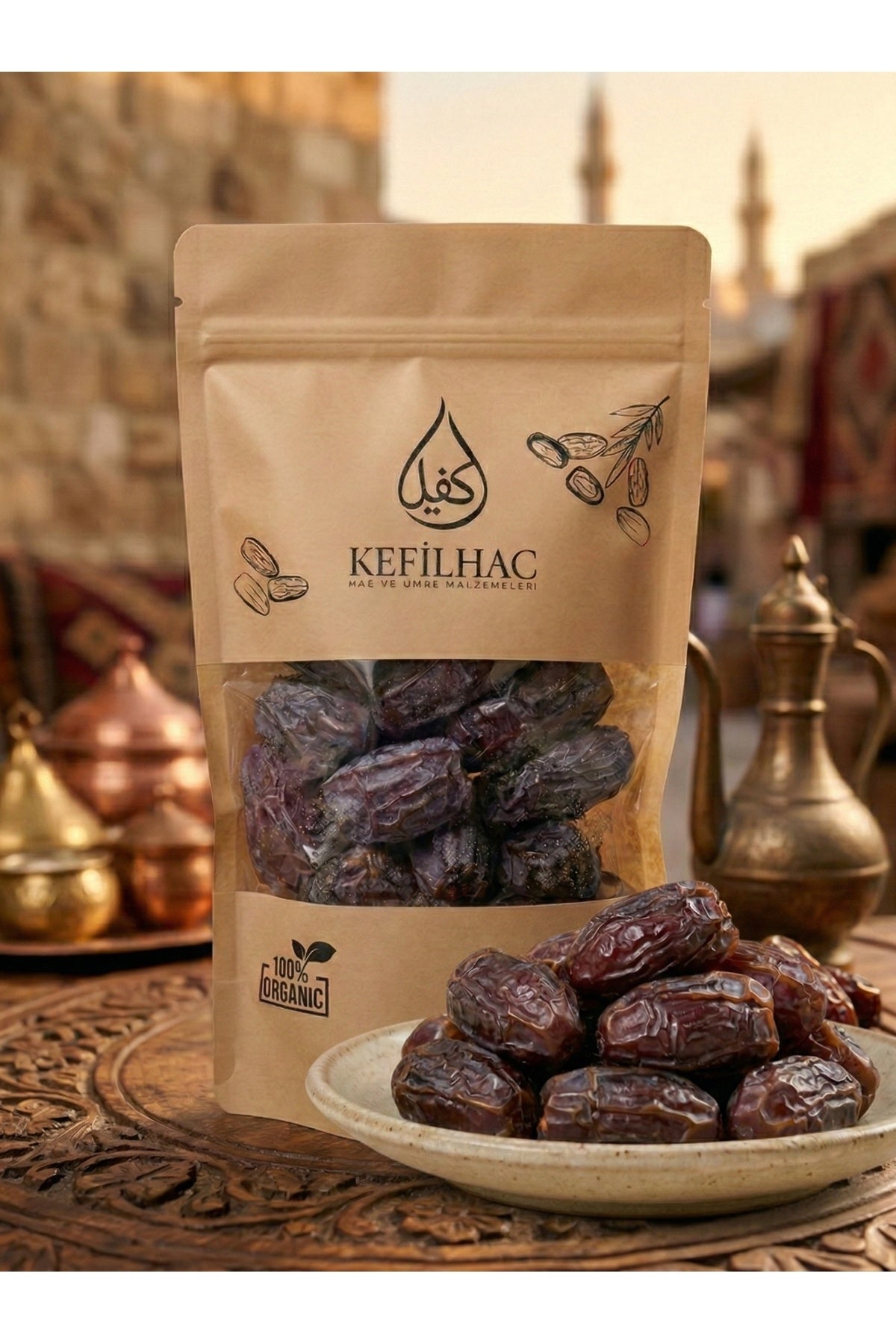 Medjoul Hurma 500Gr – Doğal İri Medine Hurması – Yumuşak ve Etli Premium Hurma