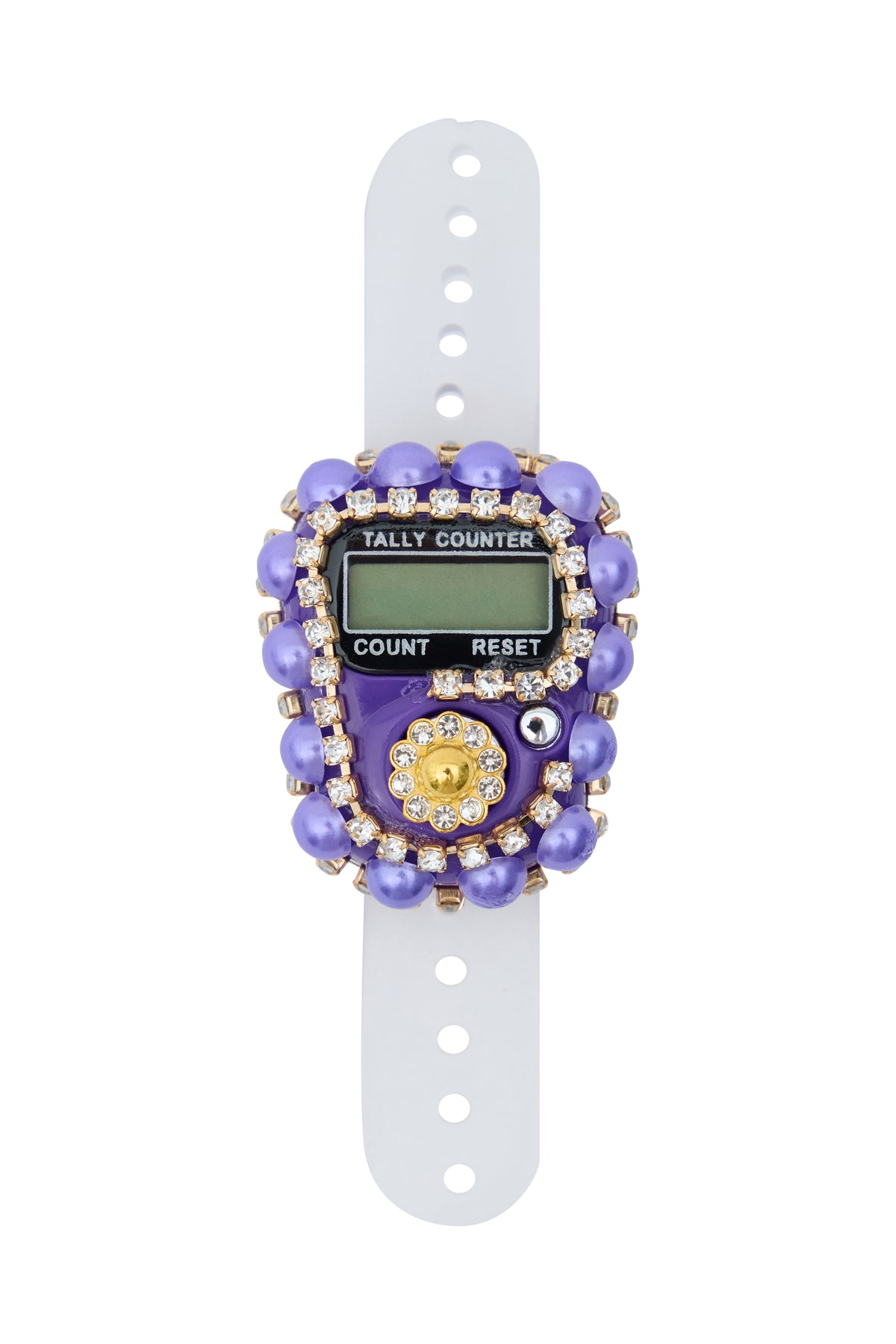 Çanta İçinde Flamlı Eşarp İnci Tesbih Taşlı Zikirmatik 10 Adet Mevlüt Hac Umre Hediyelik Set - 26