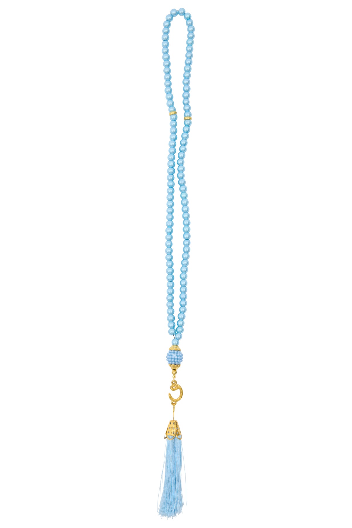 Çanta İçinde Flamlı Eşarp İnci Tesbih Taşlı Zikirmatik 10 Adet Mevlüt Hac Umre Hediyelik Set - 45