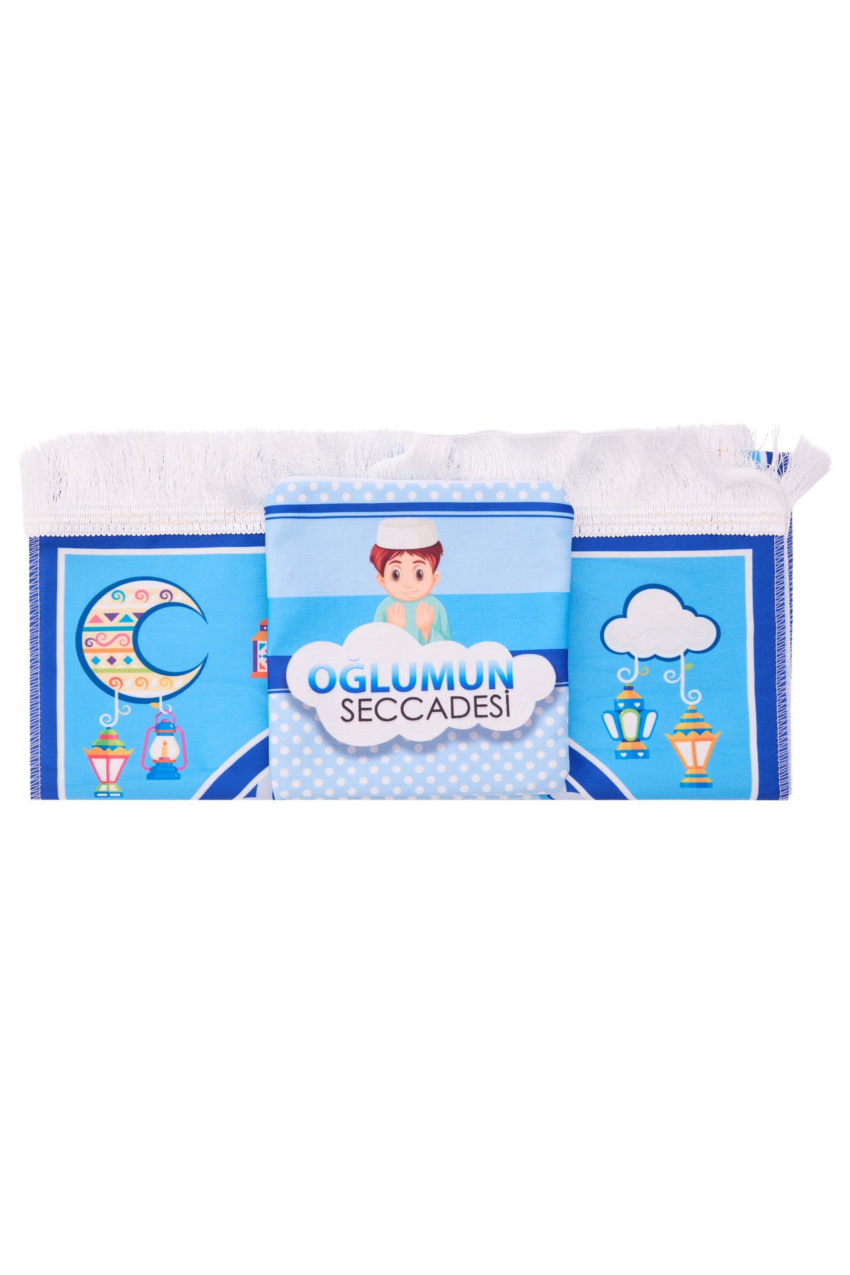 Dijital Baskılı Çocuk Seccade Çantalı Namazlık - 3