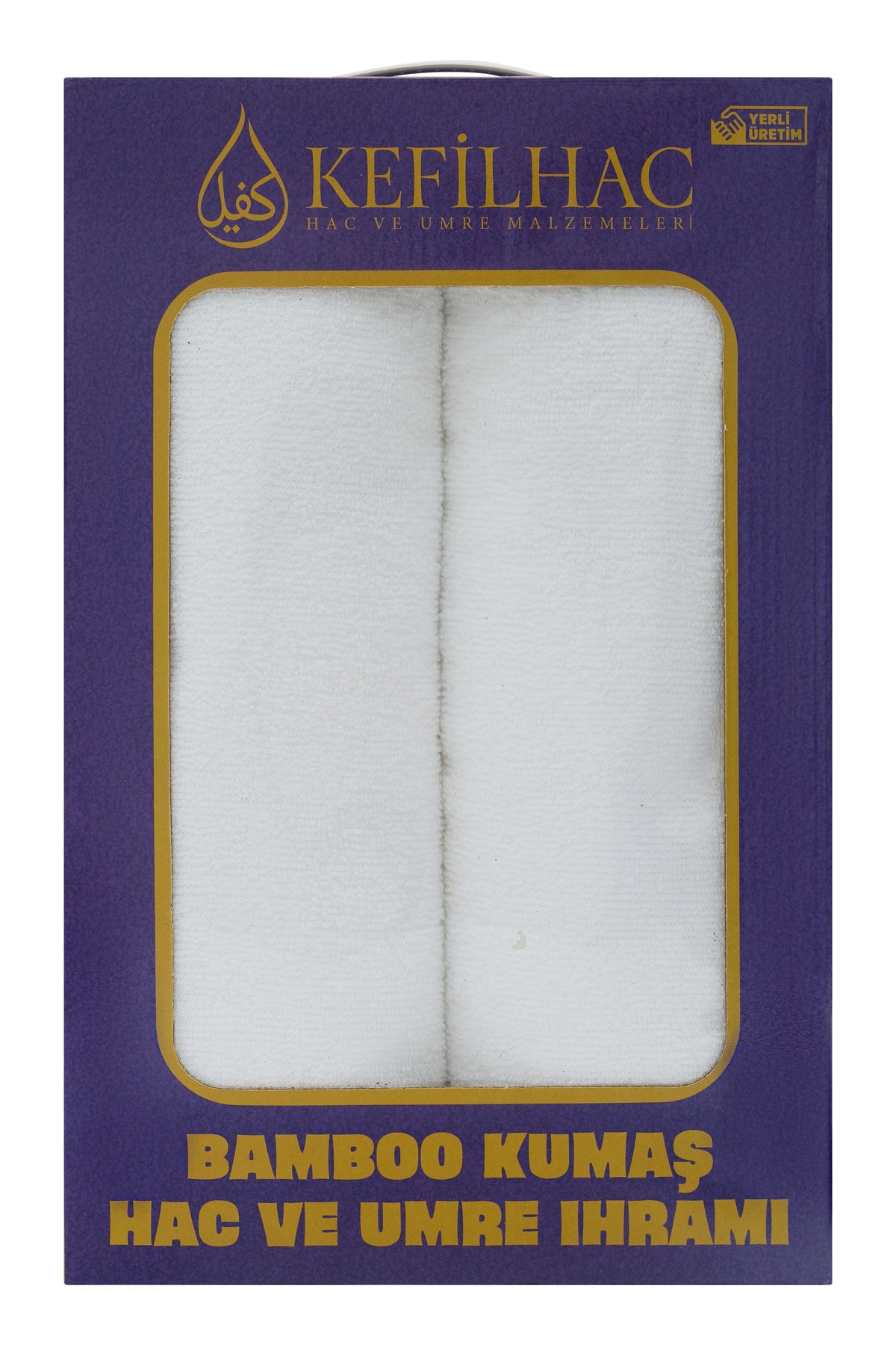 Kutulu Bambu İhram Takımı 1250 Gr Hac Umre Erkek Yumuşak Emici Hafif - 2