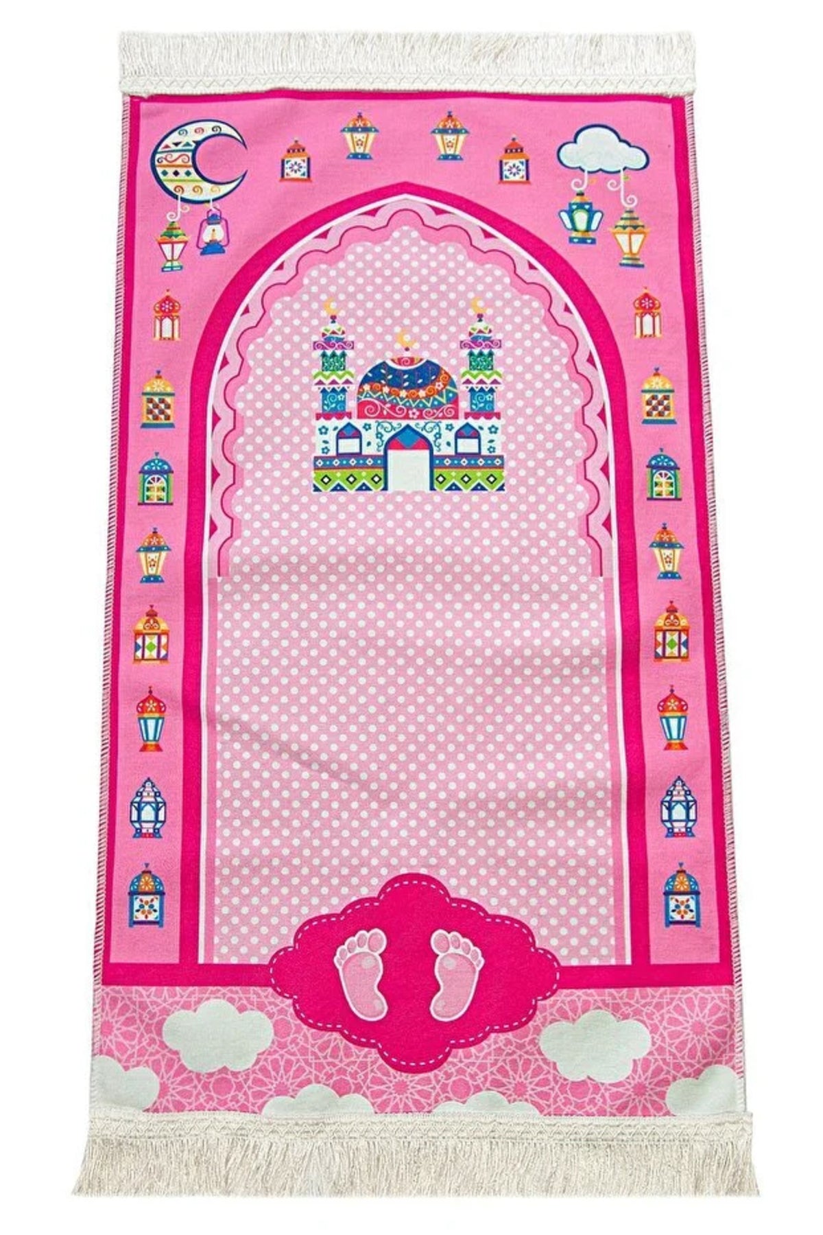 Dijital Baskılı Çocuk Seccade Çantalı Namazlık - 10