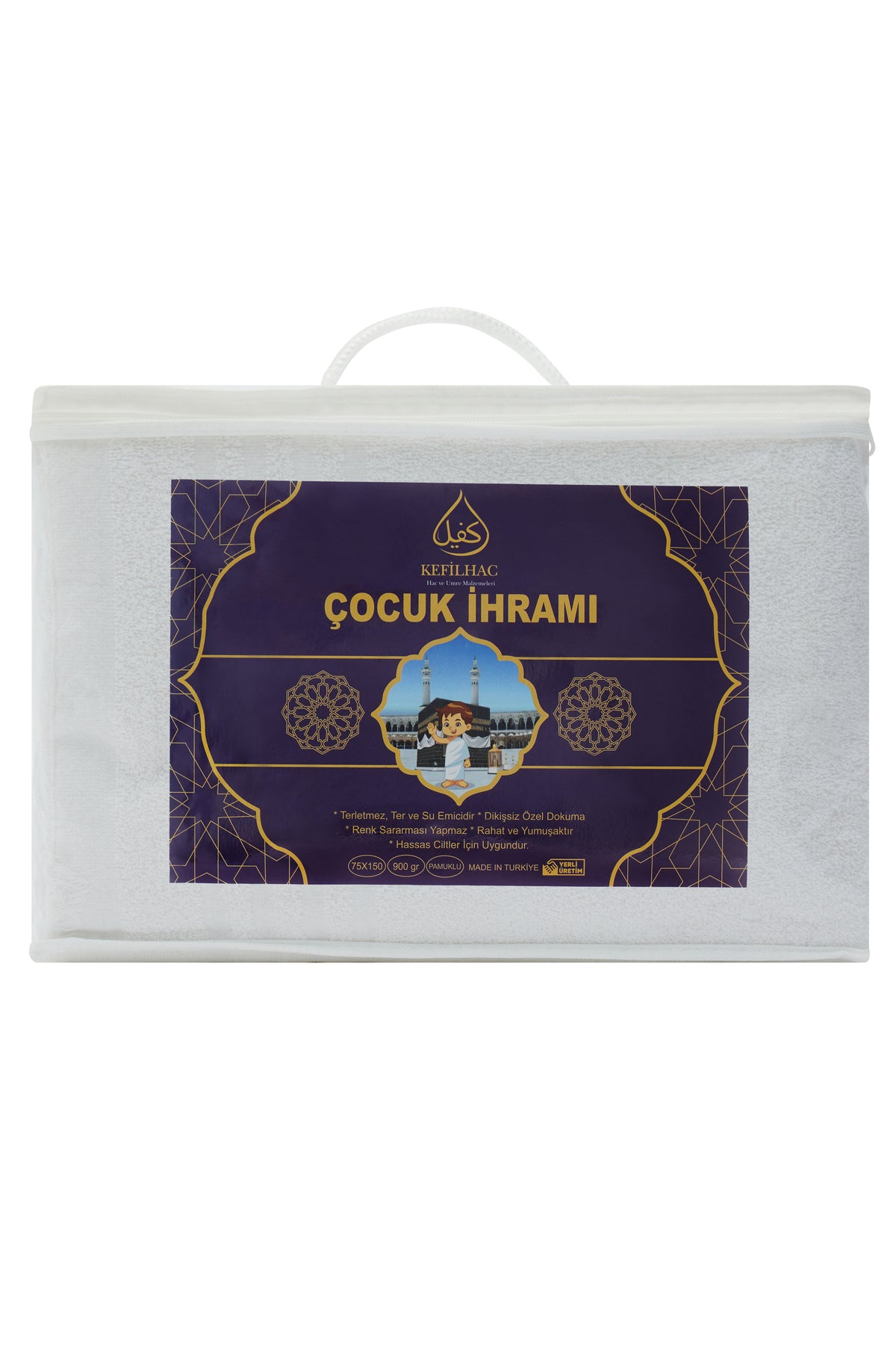 Çocuk İhramı 900gr %100 Pamuklu Hafif Ve Rahat