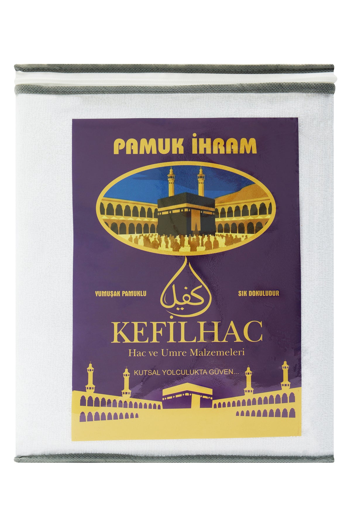 %100 Pamuklu İhram 1250gr Hafif Ve Terletmez Hac Umre İçin Uygun
