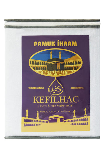 %100 Pamuklu İhram 1250gr Hafif Ve Terletmez Hac Umre İçin Uygun